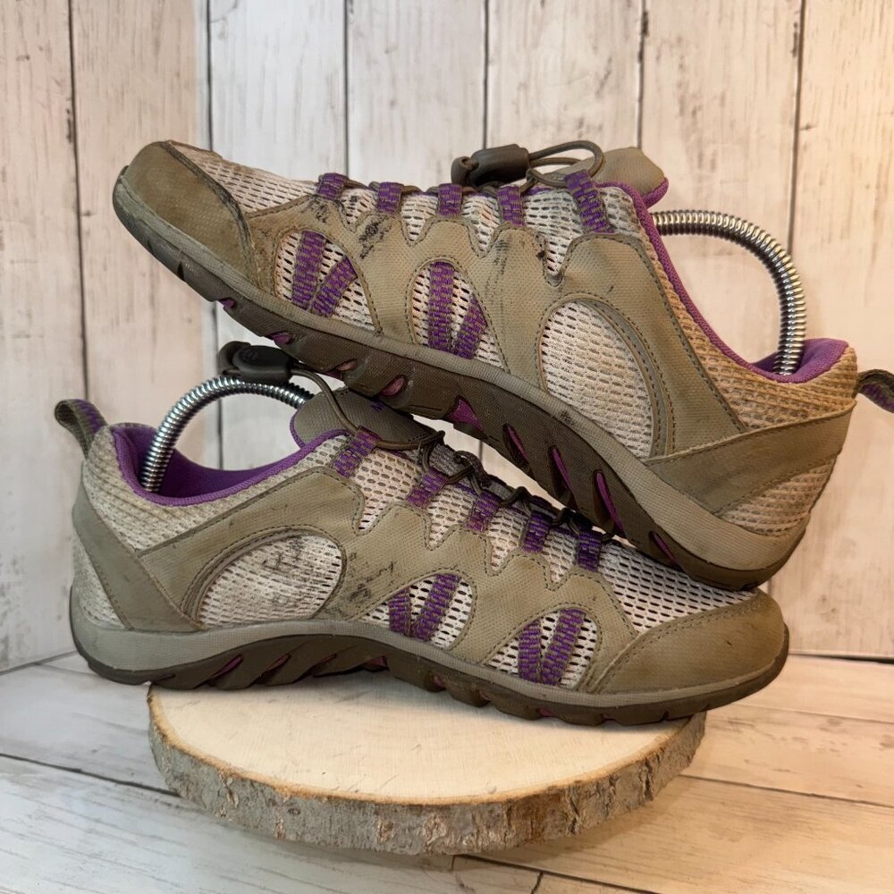 Merrell Aluminum Dewberry Hiking Shoes Womens Size 9.5 Trail Sneakers Mesh - Picture 6 of 8